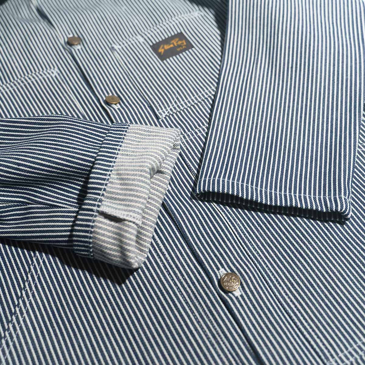 Stan Ray（スタンレイ） ショップジャケット ヒッコリーストライプ