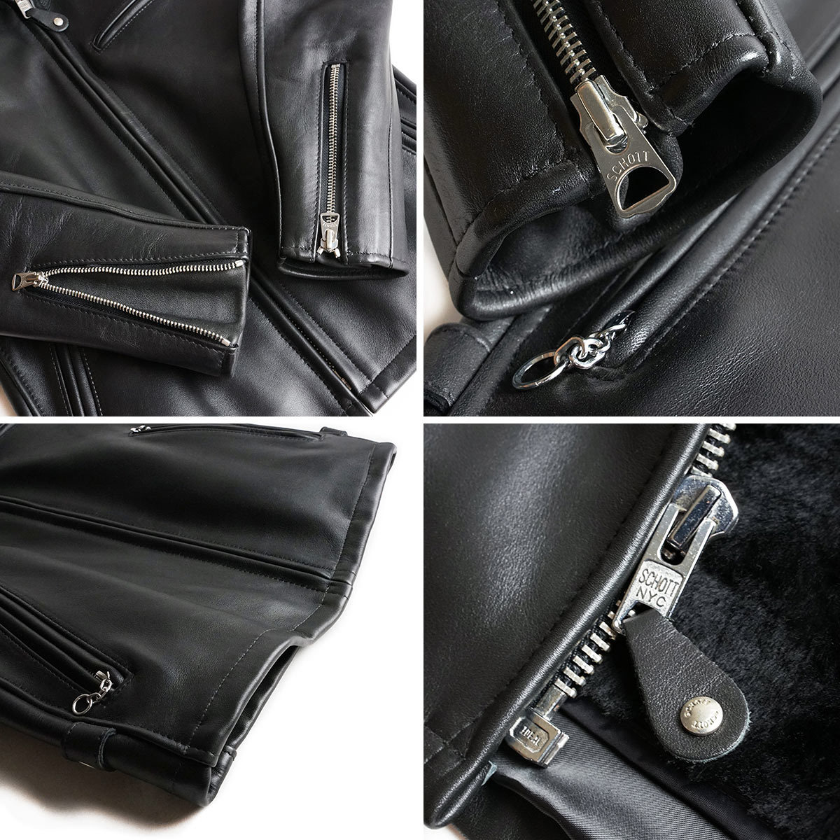 Schott N.Y.C（ショット） SCHOTT 643 当店別注 襟付き シングル