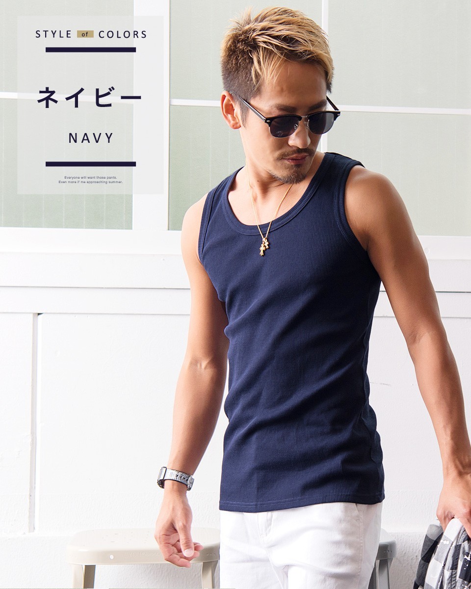 roshell（ロシェル） タンクトップ メンズ トップス 無地 ユニセックス