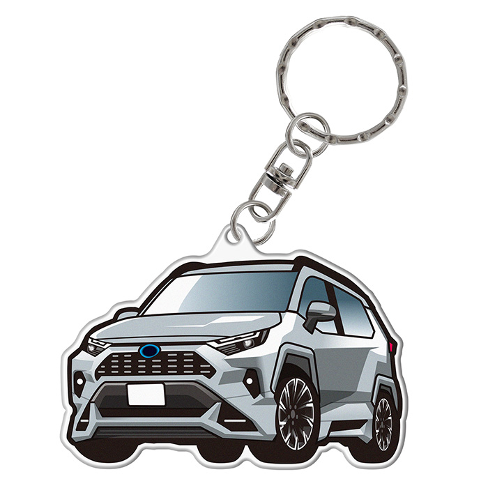 トヨタ RAV4 50系 E キーホルダー スマートキー 超リアル 納車記念