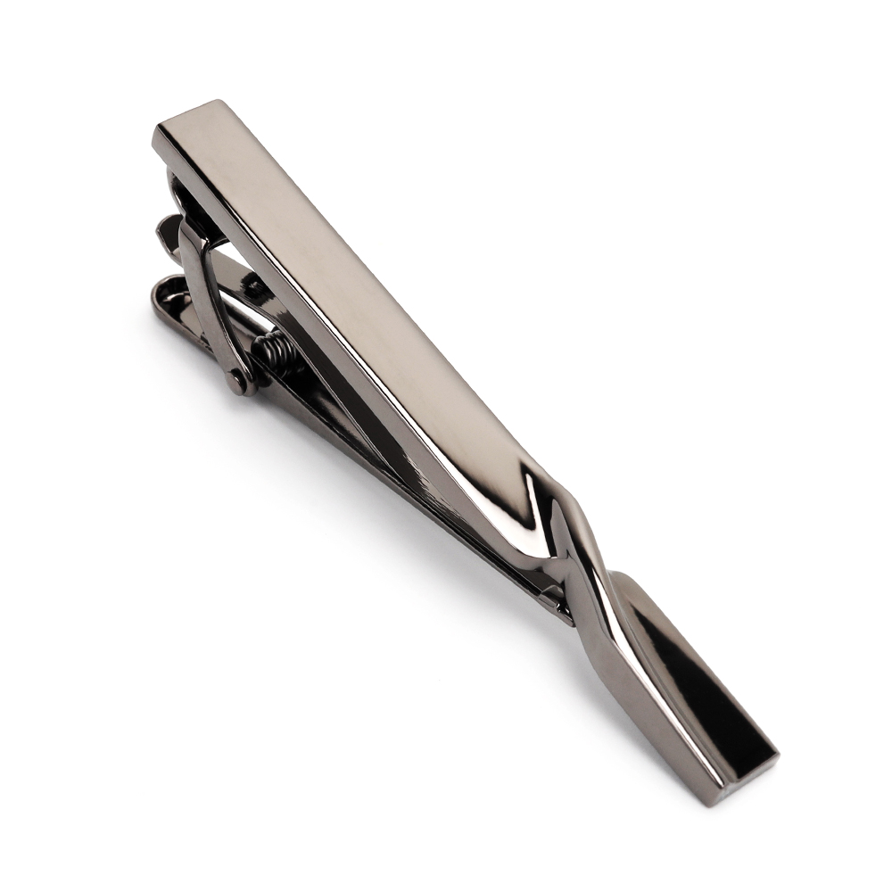 ネクタイピン シンプル ツイスト タイピン タイクリップ カラー