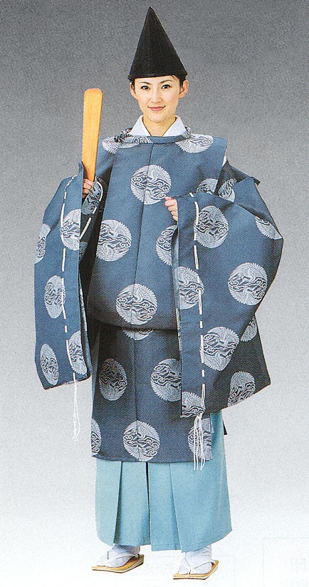 狩衣 かりぎぬ 武家 公家 神職 衣装 宮司 神主 陰陽師 平安衣装 納戸色