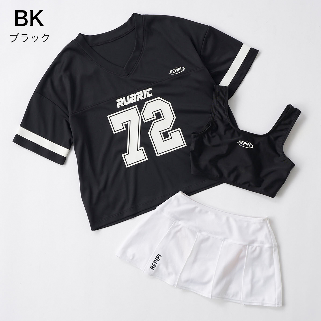 repipi armario（レピピアルマリオ） ビッグTシャツ 水着 3点セット