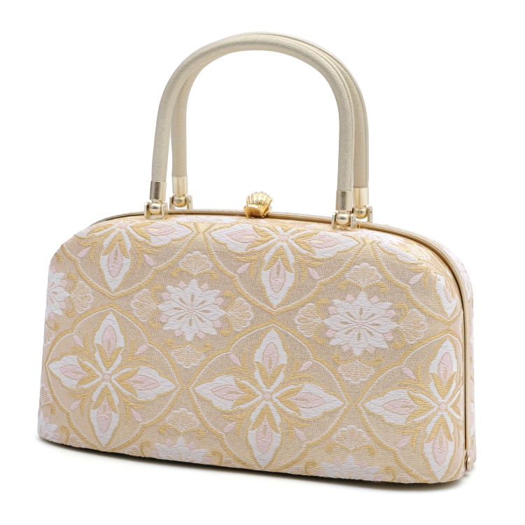 草履バッグ セット 世美庵 金 ゴールド Lサイズ 日本製 高級 着物 帯地