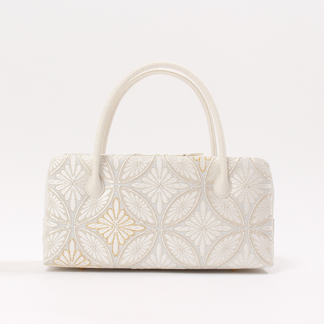 きもの 和 利休バッグ 西陣織 河合美術織物 正絹 唐織帯地使用 七宝