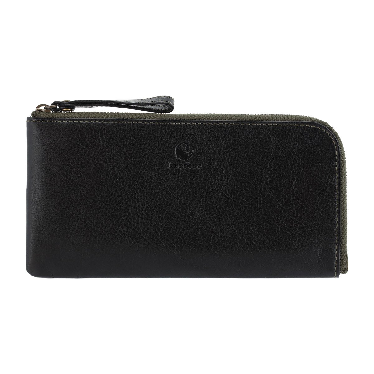 kissora（キソラ） 長財布 L字ファスナー 本革 HGナッパ メンズ