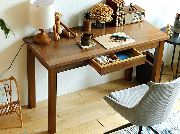デスク Handle（ハンドル） テーブル デスク 机 ウォールナット 天然木