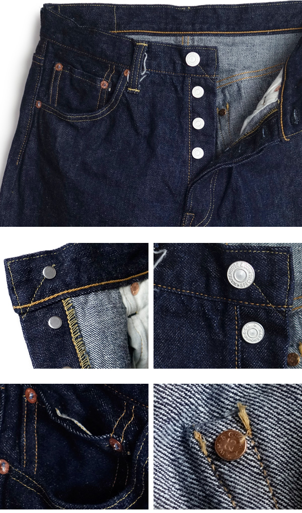 WAREHOUSE（ウエアハウス） 14.5オンス 5P ストレート ジーンズ 800XX