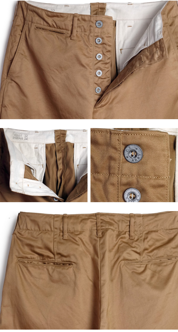 BUZZ RICKSON'S バズリクソンズ EARLY MILITARY CHINOS 1945 MODEL