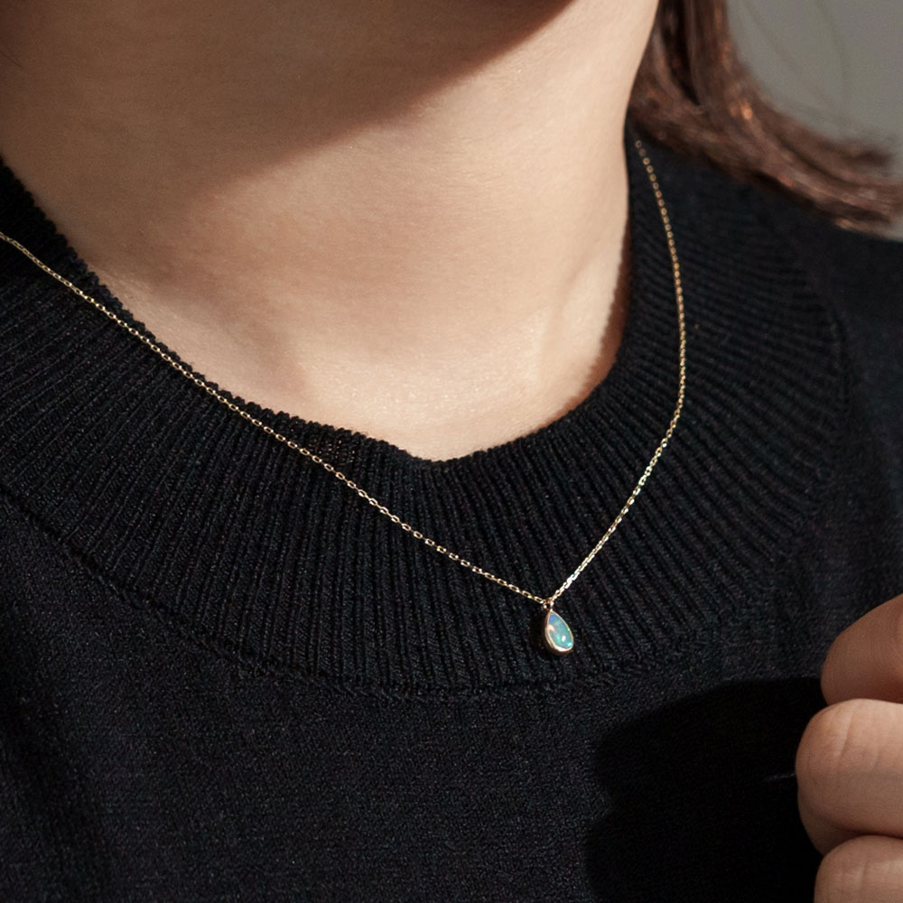 Jewel closet by L&Co. ネックレス レディース オパール K10 10金 10K