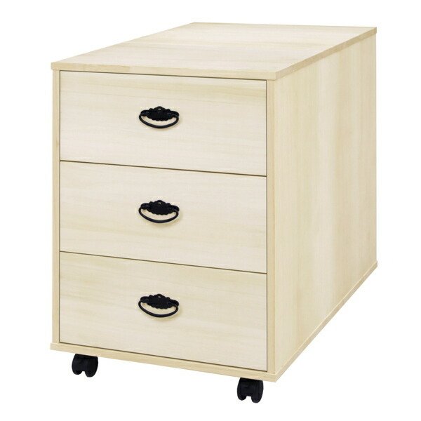 マーゼルン 総桐 押入れタンス 3段 深型 キャスター付 日本製 約幅45cm