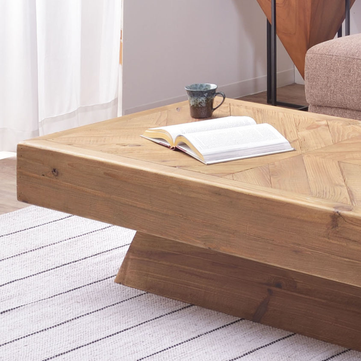 E*M様 90✕54 パソコンテーブル ジャコビーン 無垢材 無塗装 天然 90