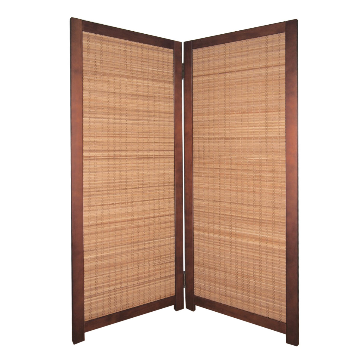 衝立 竹すだれ衝立 2連 高さ170cm （ 目隠し 間仕切り 和風 屏風 自立