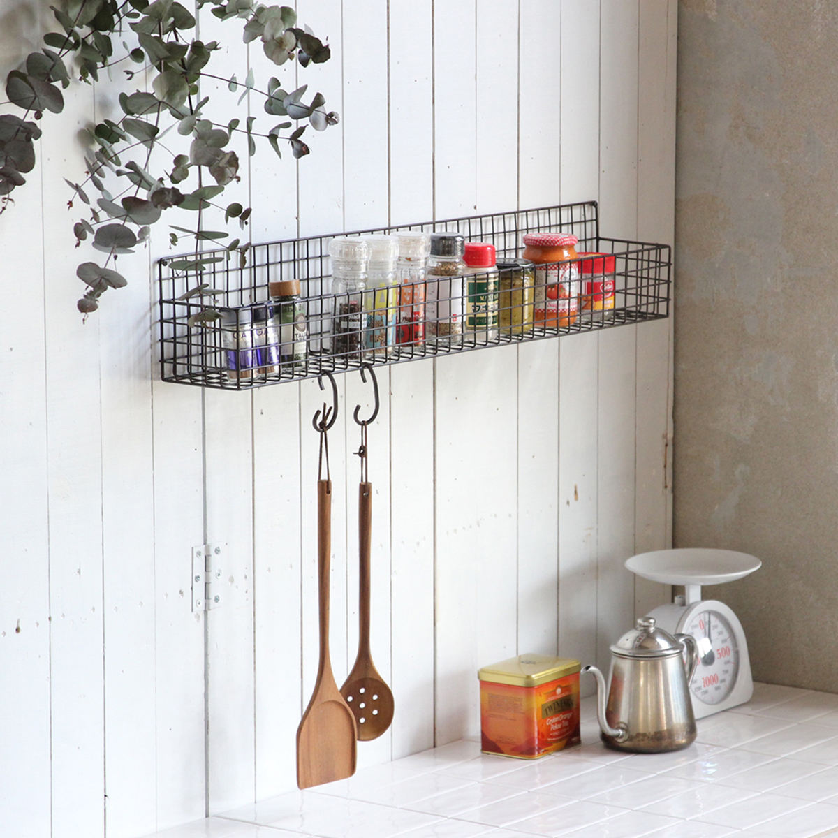 ジョセフアイアン ロングワイヤーバスケット （ バスケット アイアン