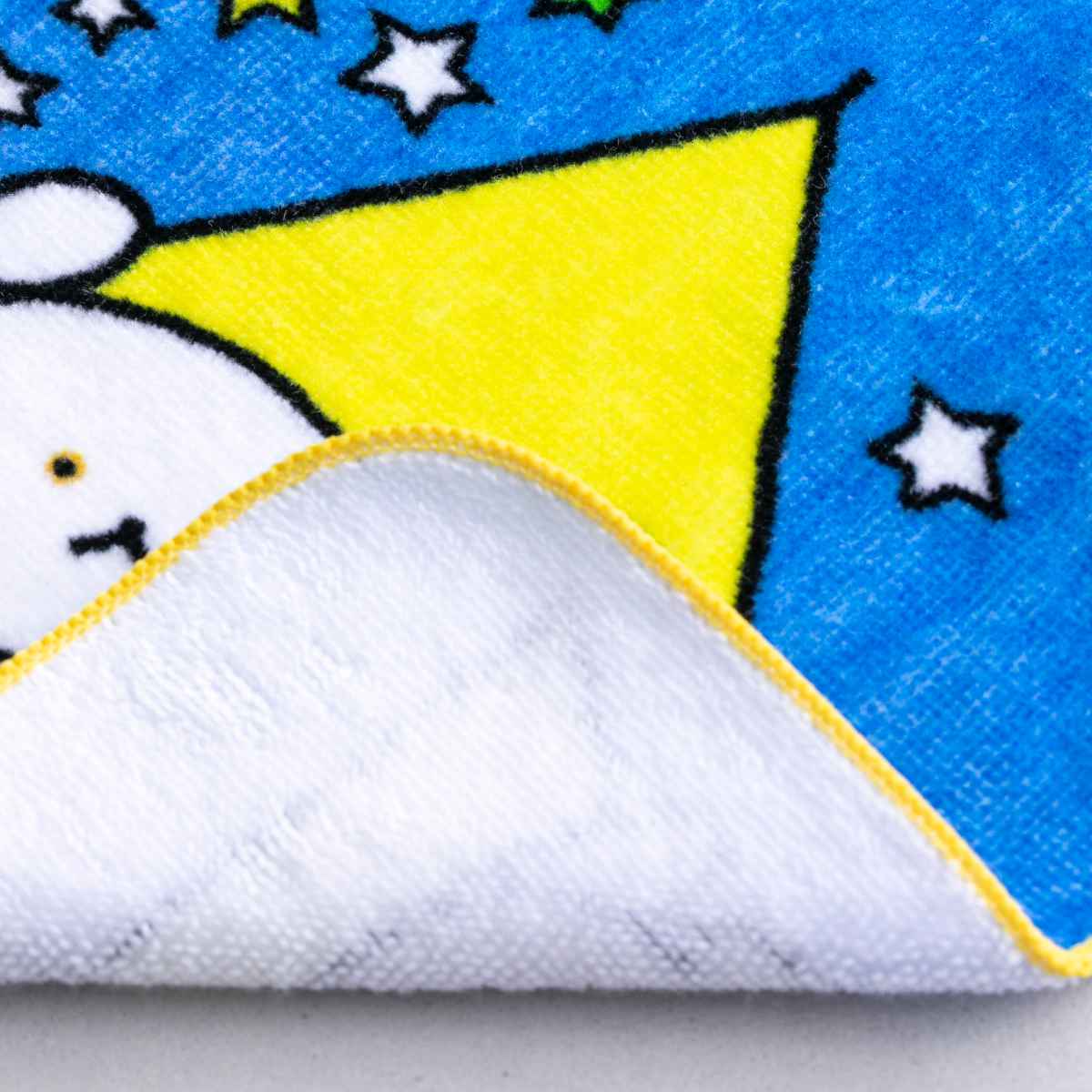 ミニタオル こぐまちゃん 15×15cm 星空さんかく （ ハンドタオル