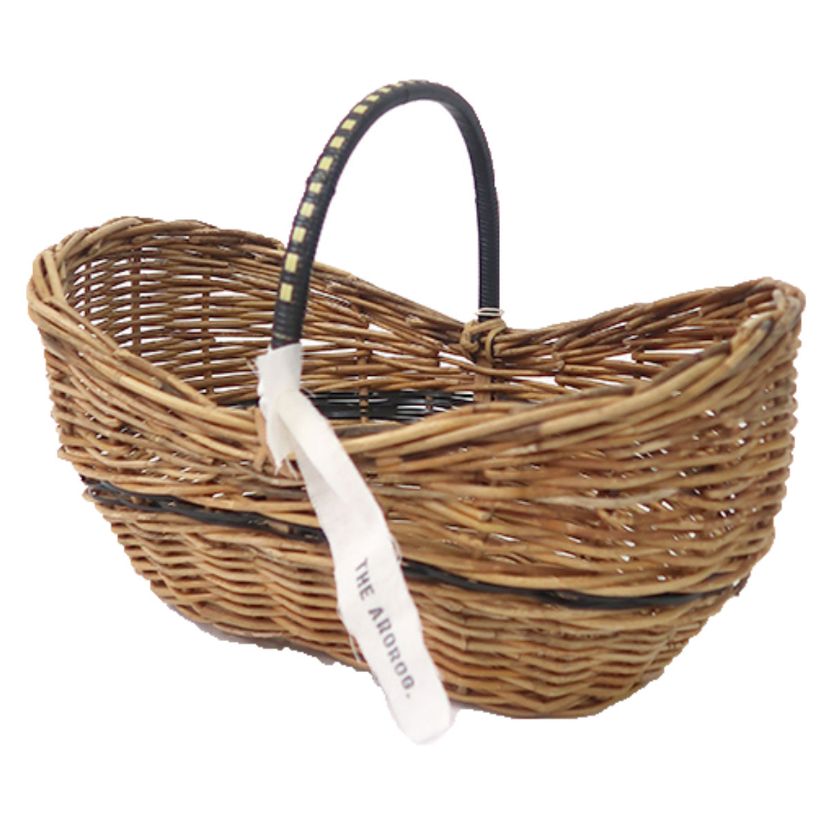 Creer アラログ 黒ハンドルボートバスケット （ かご バスケット 収納