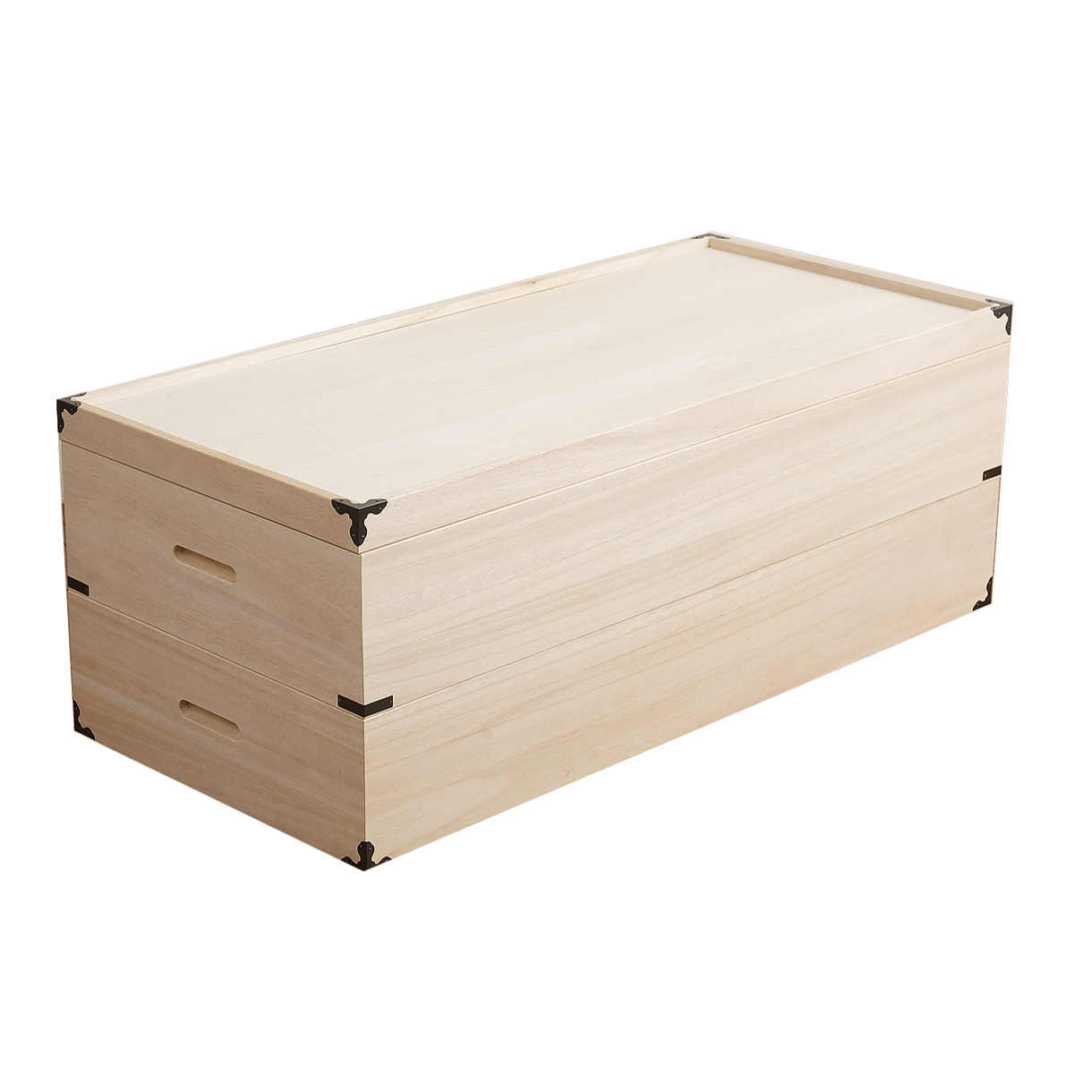 桐 衣装ケース 衣装箱 深型2段 91cm 日本製 （ 完成品 桐衣装箱 天然木