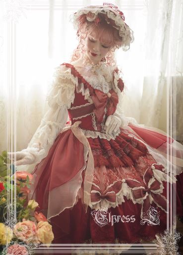 ロリータ服 ロリータファッション ドレスJSK 3色 Elpress 秋冬 春秋