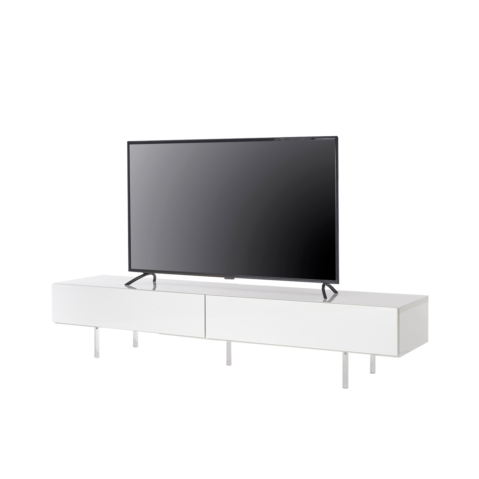 LOWYA（ロウヤ） テレビ台 テレビボード ローボード ロータイプ 透明脚