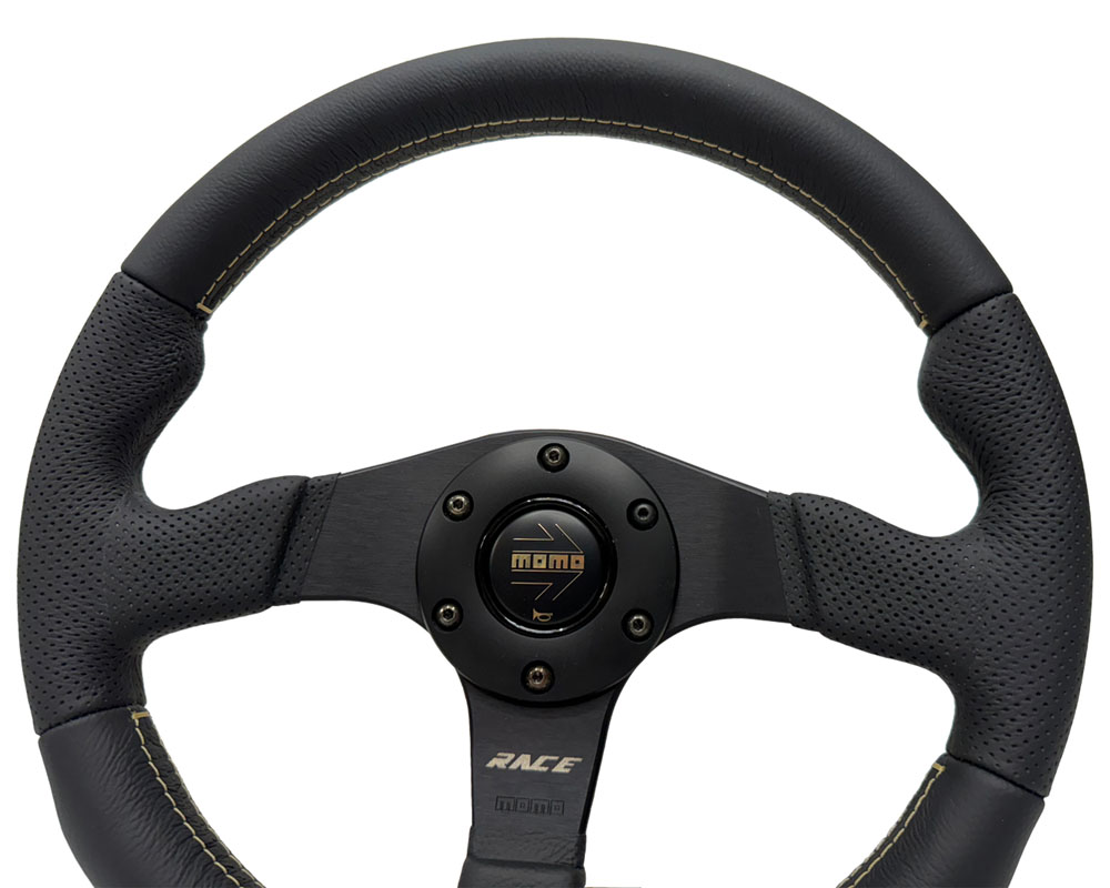 MOMO（モモ） ステアリング RACE NOTO BLACK/GOLD 32 320mm レース