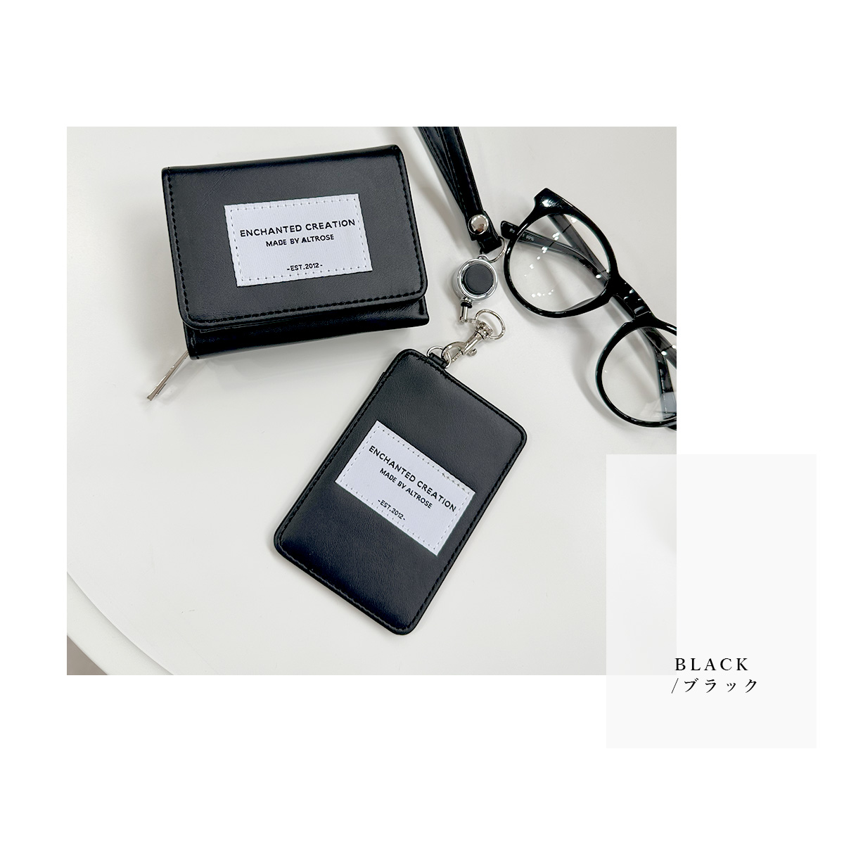 GISELLE パスケース 定期入れ レディース リール付き ic カードケース