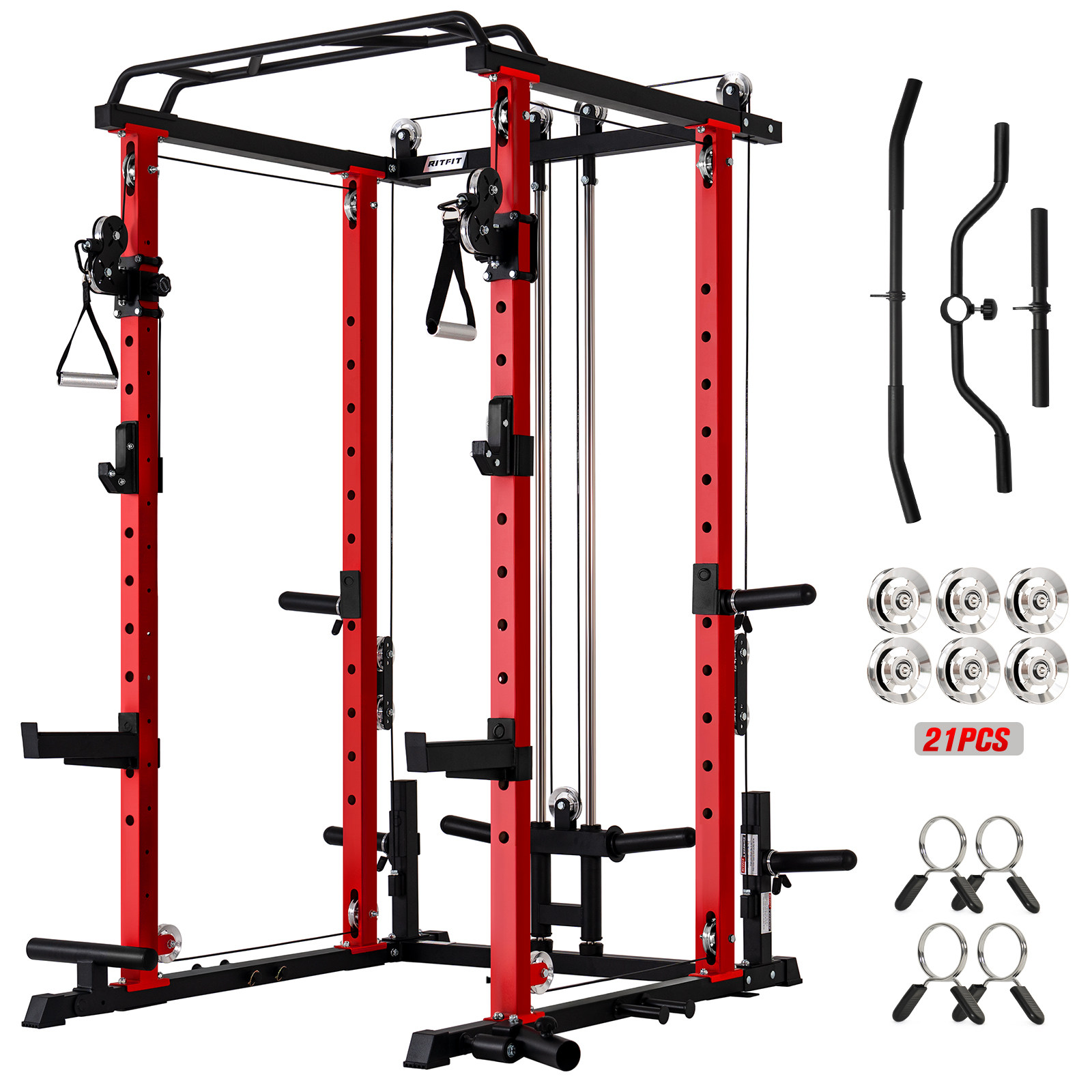 RITFIT パワーケージ 耐荷重545kg ケーブルクロスオーバーシステム付き