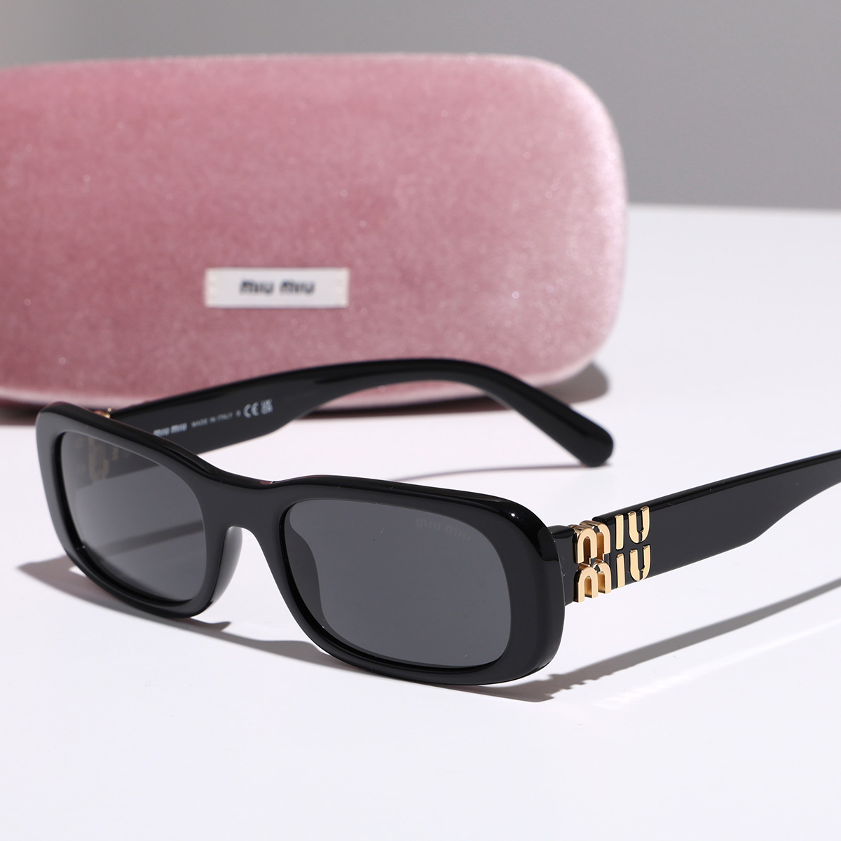 miu miu（ミュウミュウ） サングラス SMU 08Z レディース スクエア型