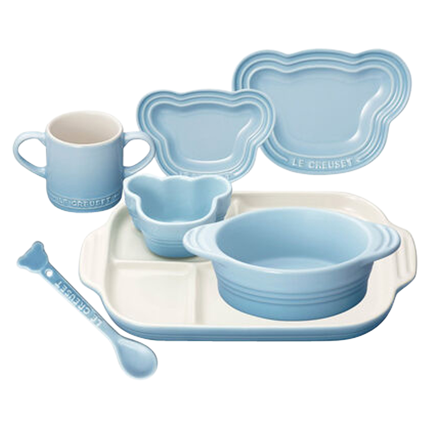 Le Creuset（ル・クルーゼ） お食い初め 食器セット 7点セット 男の子