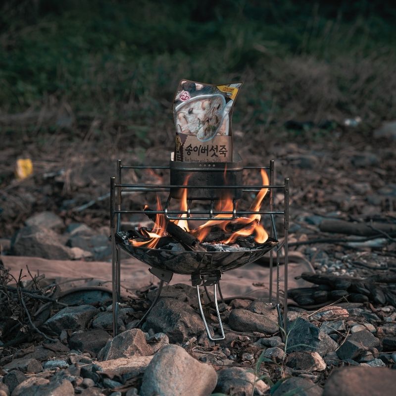 CAMPINGMOON キャンピングムーンファイアーディスク 焚き火台 ソロ