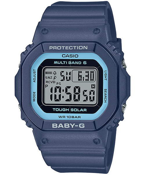 BABY-G 小型 スリム スクエア BGD-5650-2JF レディース 腕時計 電波