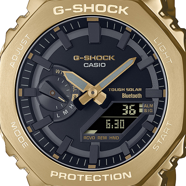 G-SHOCK フルメタル 2100シリーズ オクタゴン ゴールド GM-B2100GD