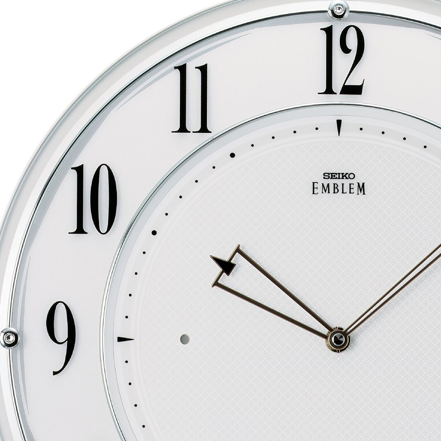 SEIKO（セイコー） エムブレム 電波 掛け時計 HS562W クオーツ 電池式