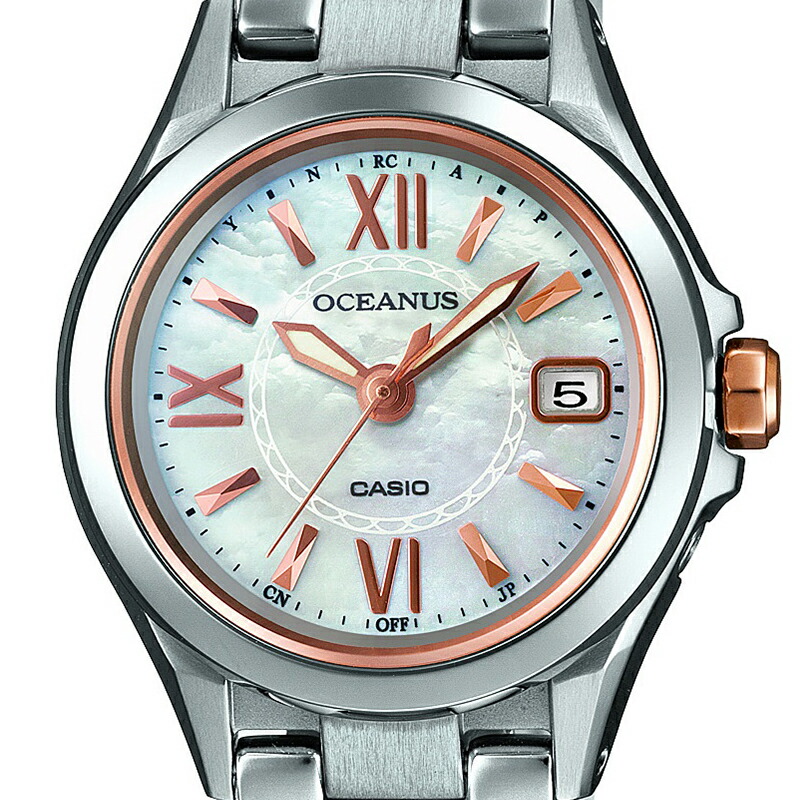 OCEANUS オシアナス 3針 OCW-70PJ-7A2JF レディース 腕時計 電波