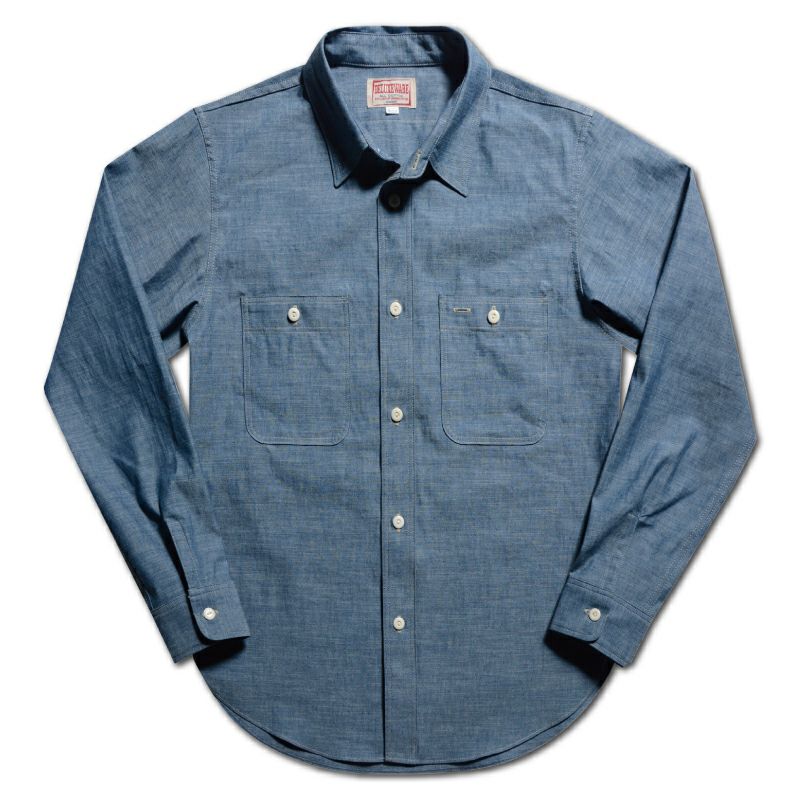 DELUXEWARE（デラックスウエア） 7623 56 INDIGO CHAMBRAY メンズ 長袖