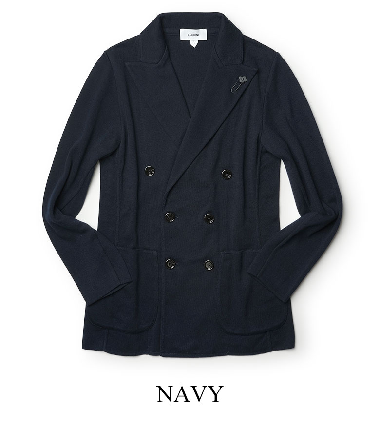 LARDINI（ラルディーニ） サマーニット ジャケット ダブル 12ゲージ