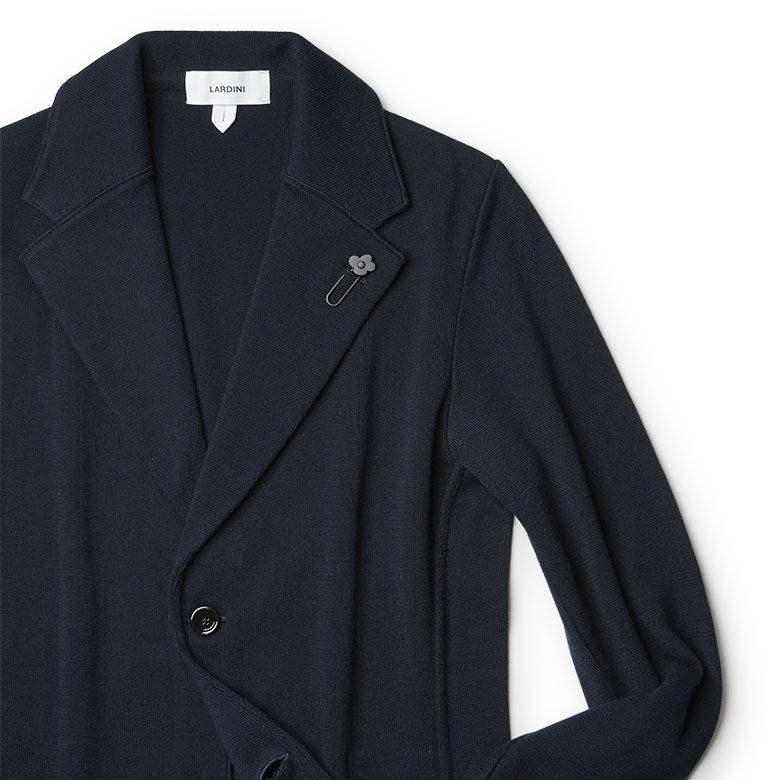 LARDINI（ラルディーニ） ニットジャケット シングル 12ゲージ サマー