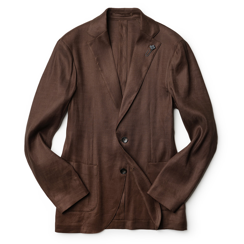LARDINI（ラルディーニ） ジャケット リネン レーヨン ツイル レビュー