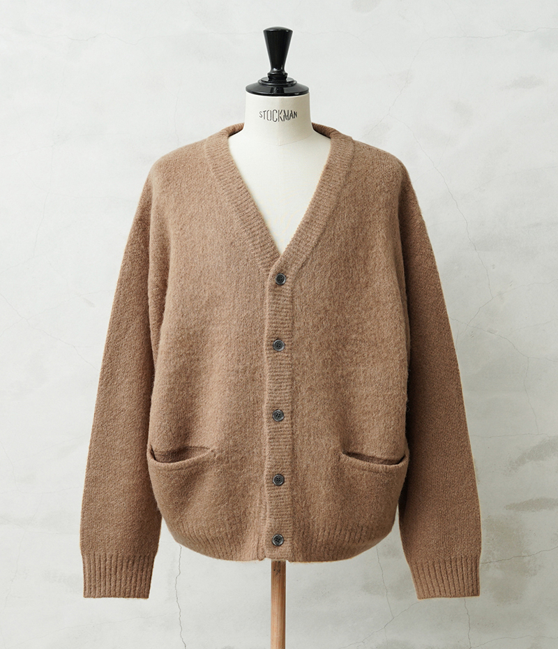 WAIPER.inc ワイパーインク モヘアニット カーディガン SOLID 無地