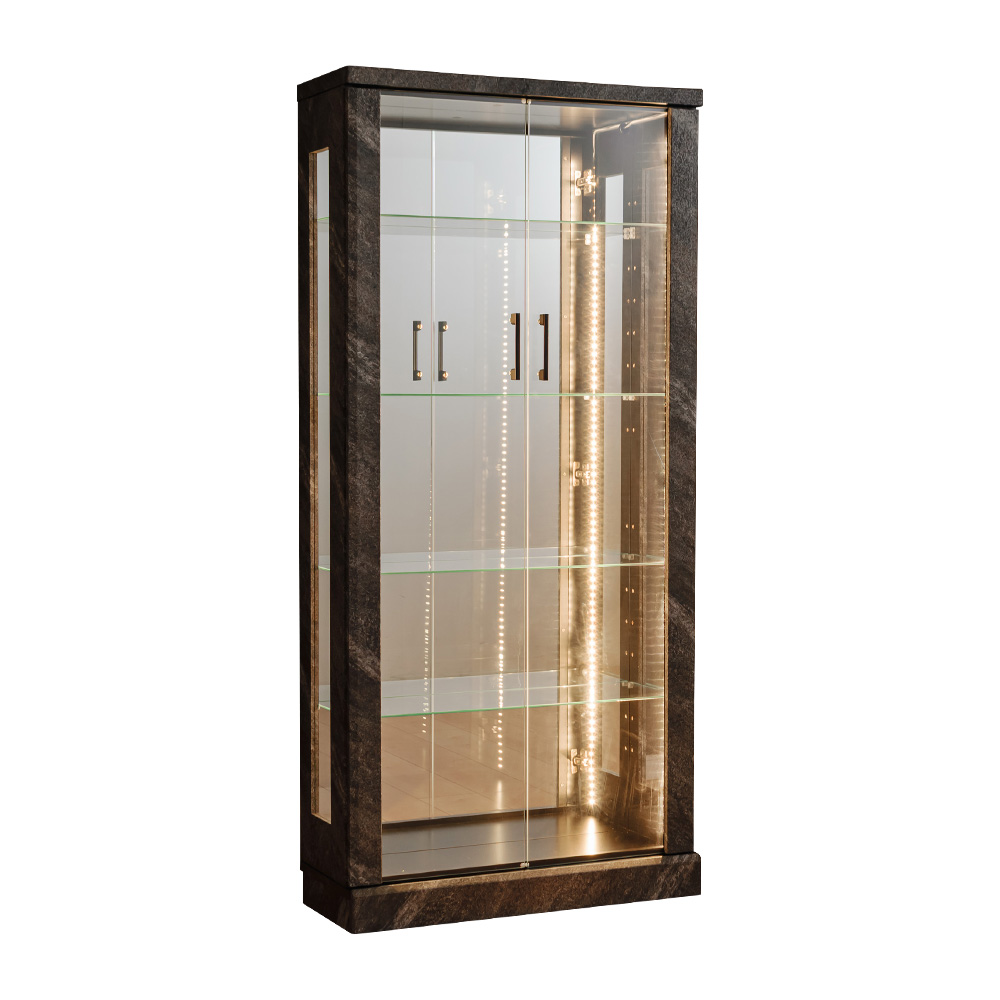 With Plan（ウィズプラン） コレクションケース 石目調 LED ライト