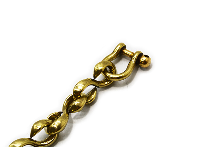 INCEPTION/インセプション】「F-Hole S-Kan Wallet Chain”BRASS”/F