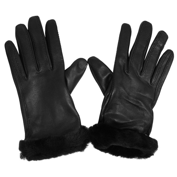 UGG（アグ） 並行輸入品 CLASSIC LTHR SHORTY TECH GLOVE クラシック