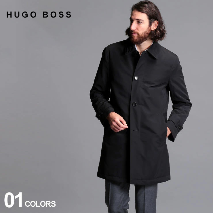 HUGO BOSS（ヒューゴ・ボス） メンズ コート ナイロン 中綿 カーコート