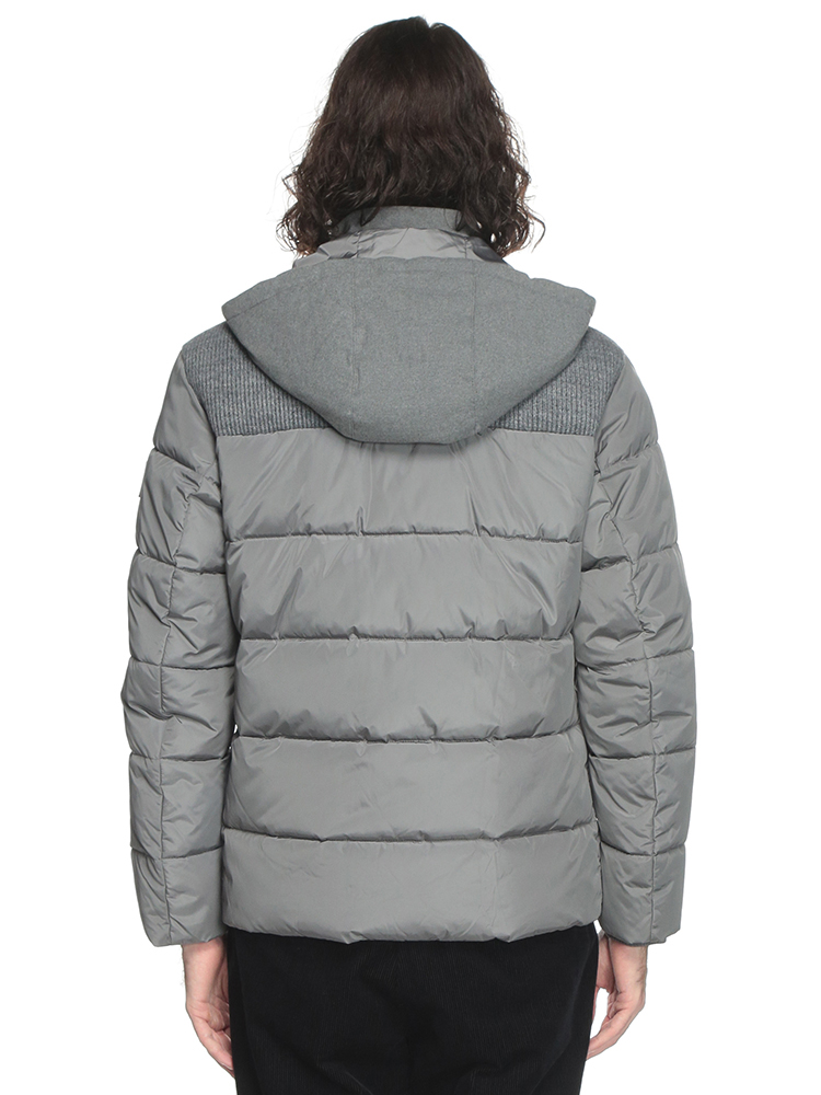 HUGO BOSS（ヒューゴ・ボス） フード着脱 異素材切替 フラップ付き胸