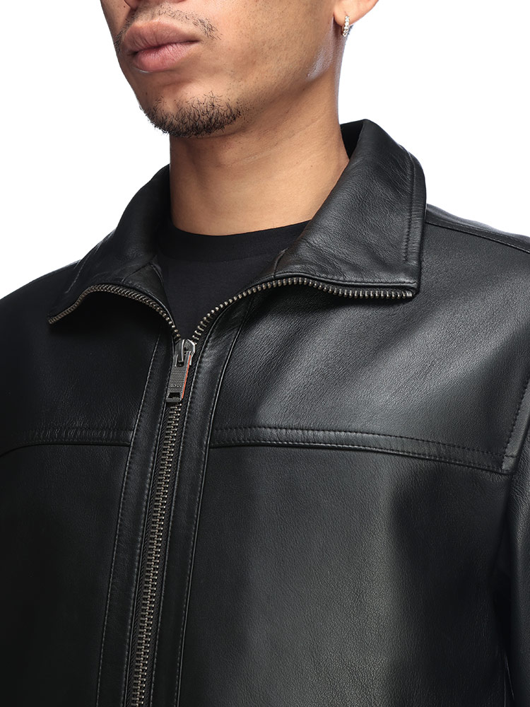 HUGO BOSS ヒューゴボス ライダースジャケット ナイロン 中綿 XL50