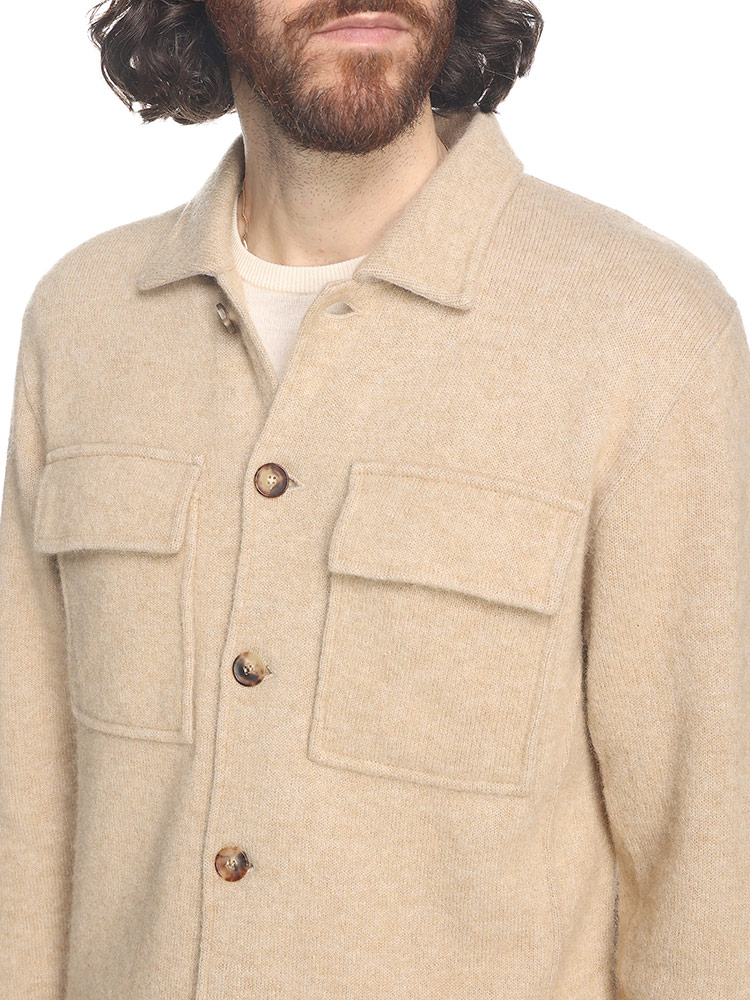 LARDINI（ラルディーニ） ジャケット メンズ シャツジャケット ニット