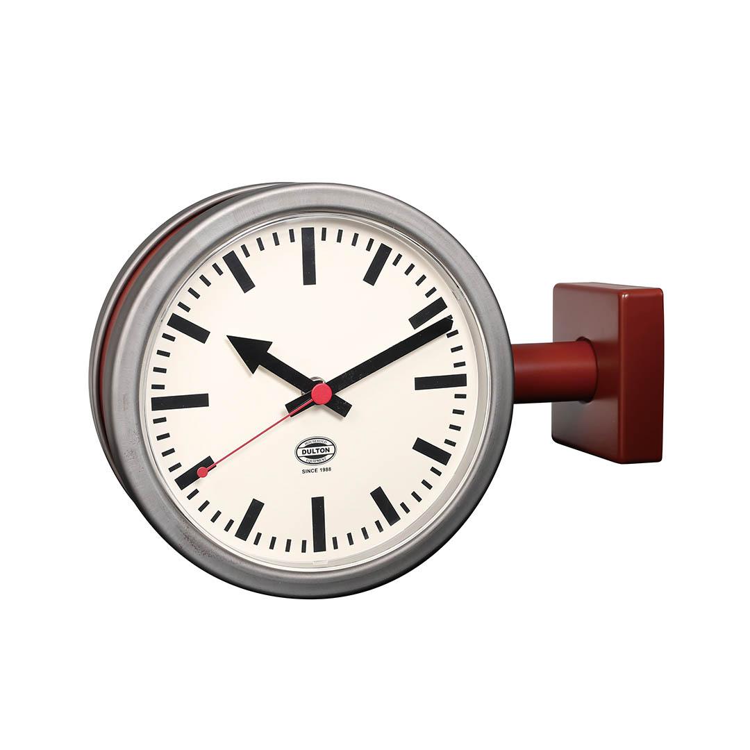 DULTON（ダルトン） 両面時計 壁掛け時計 ダブルフェイスクロック 時計