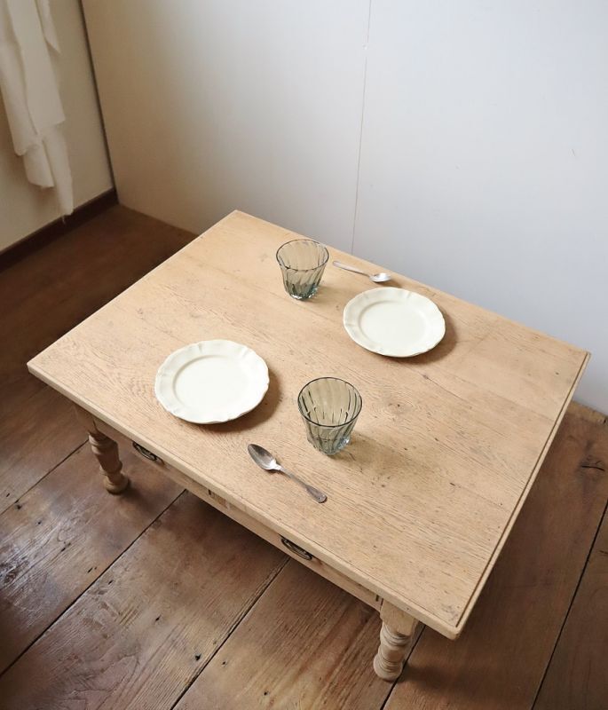 ろくろ脚のローテーブル - 古道具＋original‐紫山‐ shizan