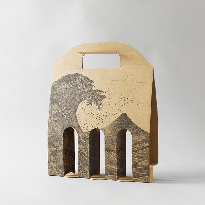 和気 アソートキャリーケース ミニボトル3本 ～波～ 25枚/箱（ご注文