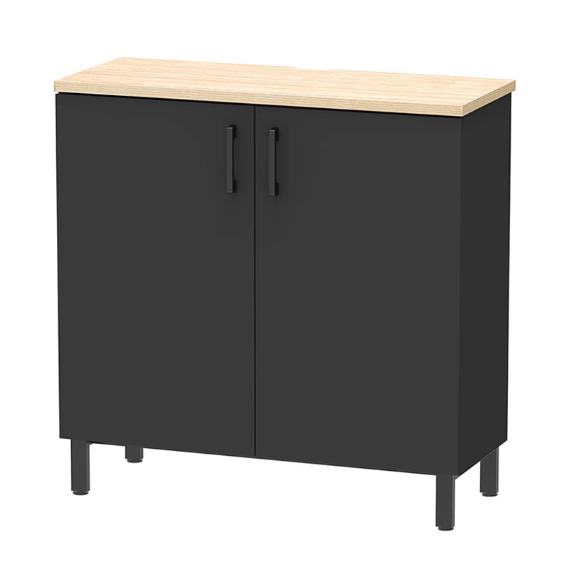 アイリスオーヤマ リビングキャビネット 幅119cm ライトナチュラル RCB