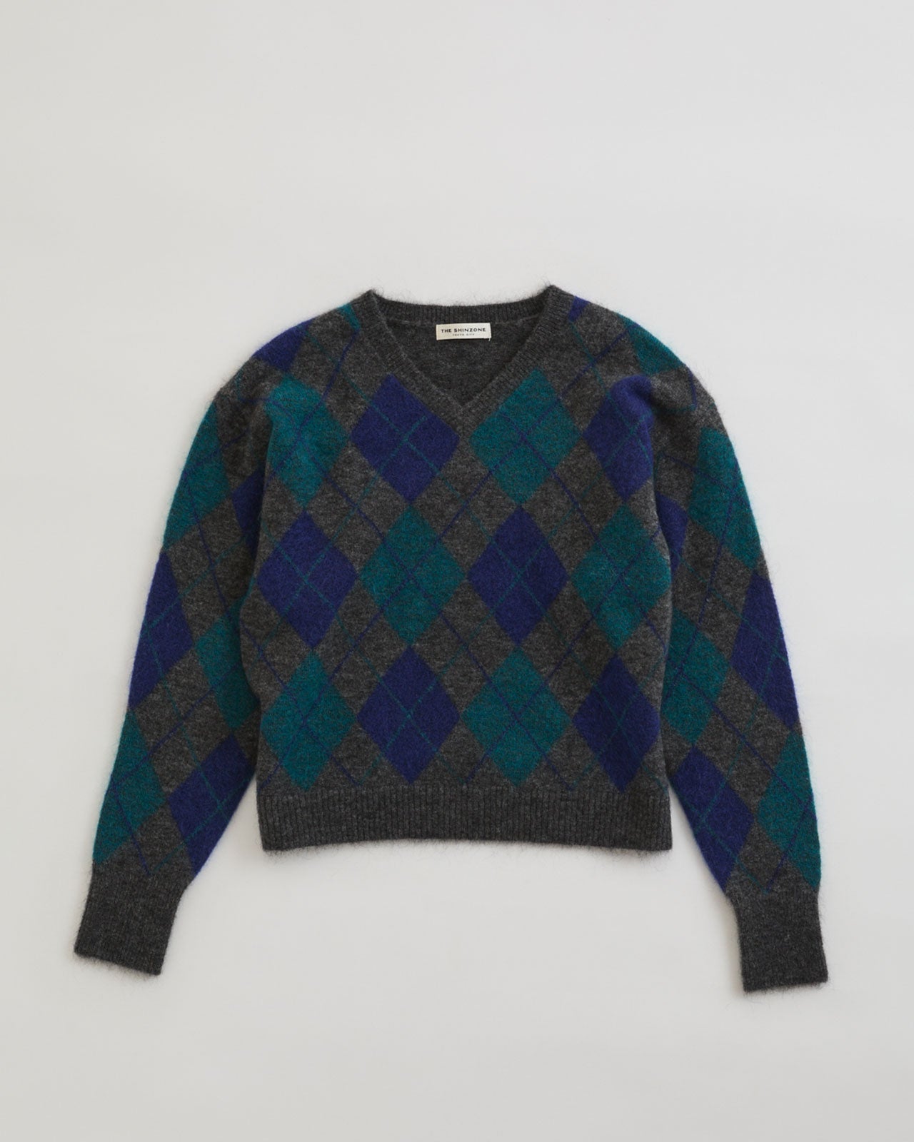 ARGYLE KNIT PULLOVER – Shinzone